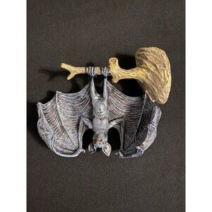 Ceramic Bat Wall Hanging Goth Dark Home Decor Black Aesthetic Halloween Creepy